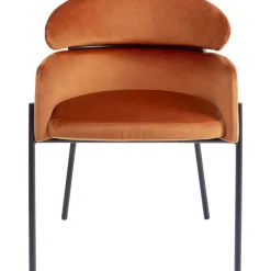 KARE Design Stühle-Armlehnstuhl Alexia Velvet Orange