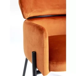 KARE Design Stühle-Armlehnstuhl Alexia Velvet Orange