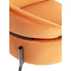 KARE Design Stühle-Armlehnstuhl Alexia Velvet Orange