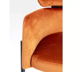 KARE Design Stühle-Armlehnstuhl Alexia Velvet Orange