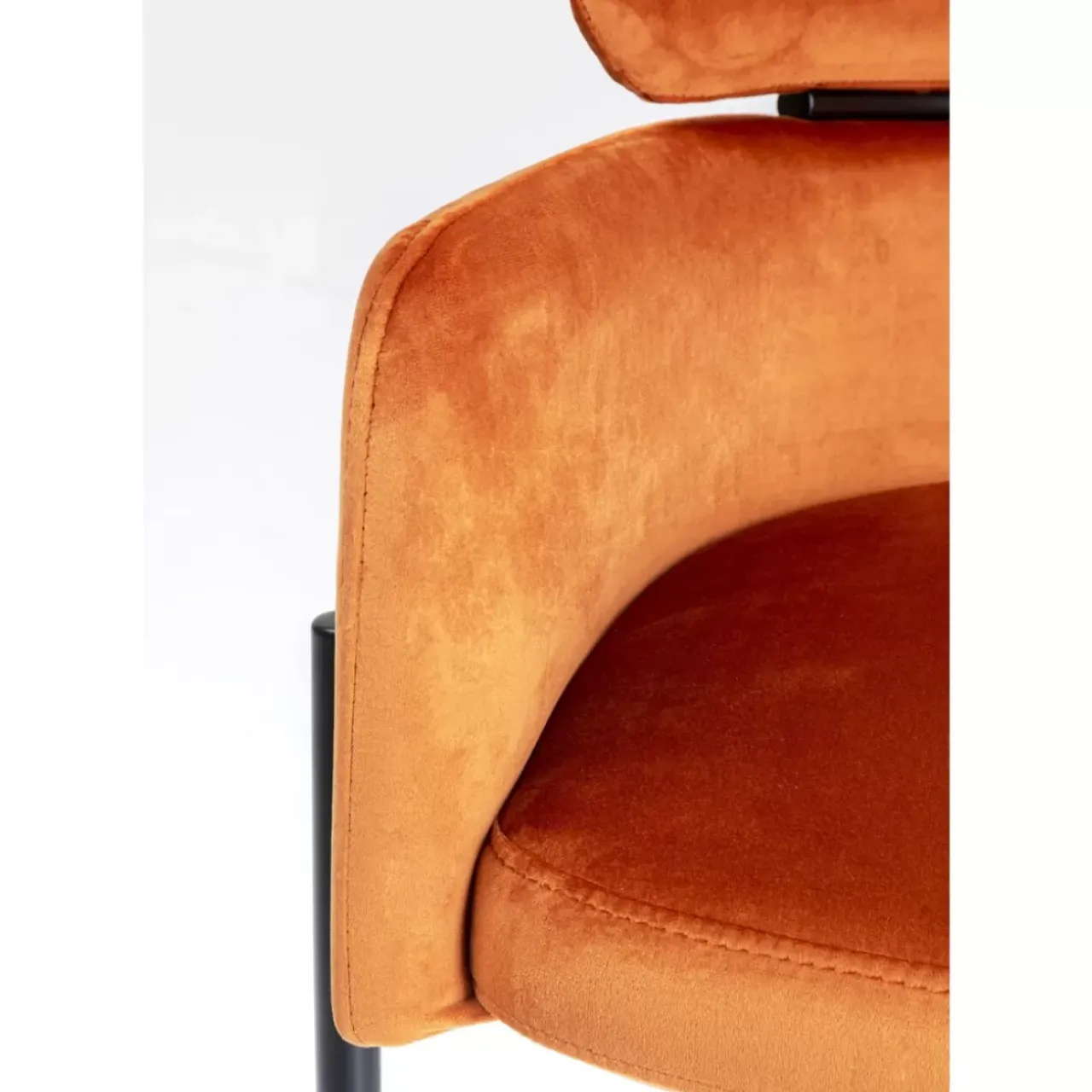 KARE Design Stühle-Armlehnstuhl Alexia Velvet Orange
