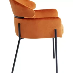 KARE Design Stühle-Armlehnstuhl Alexia Velvet Orange