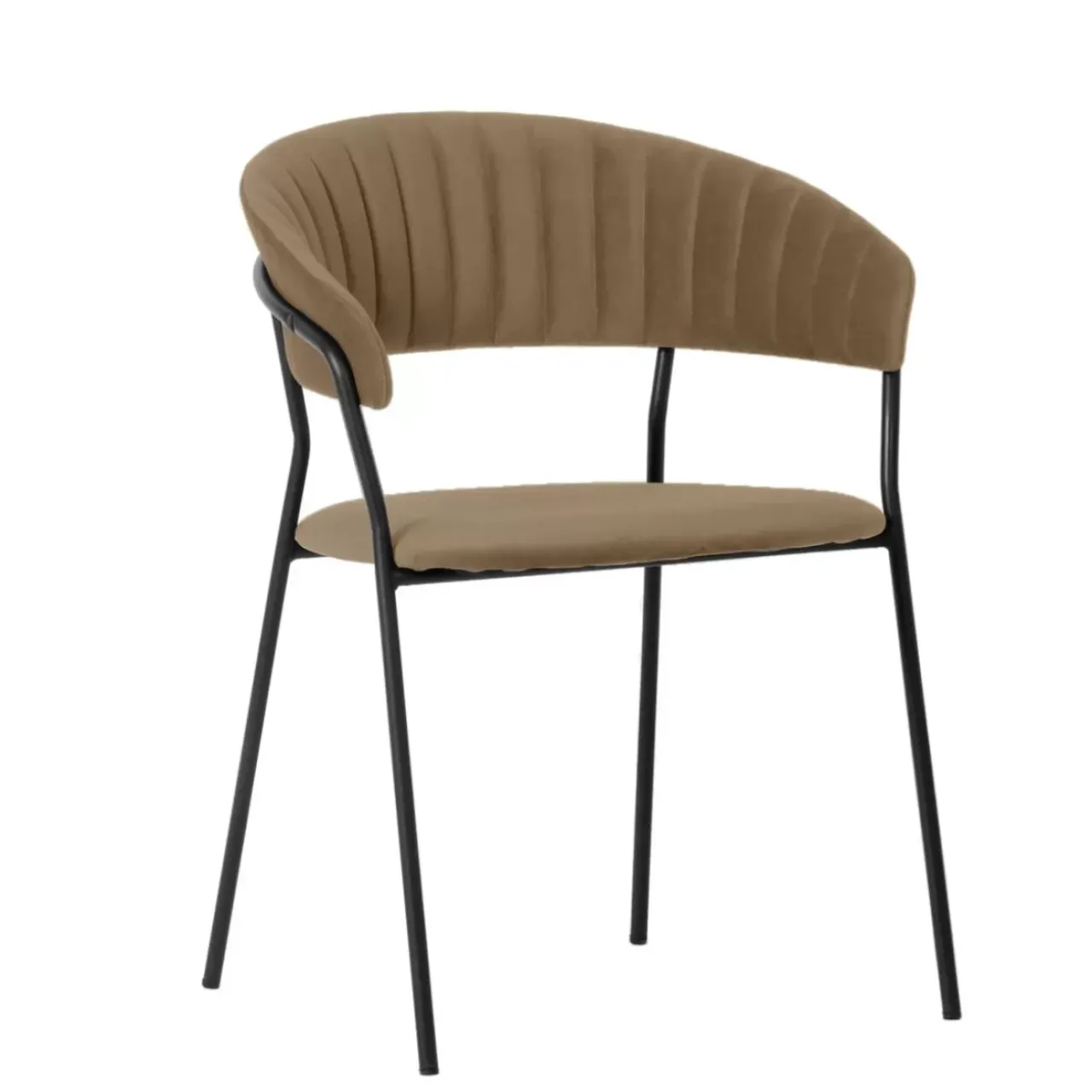 KARE Design Stühle-Armlehnstuhl Belle Braun (2/Set)