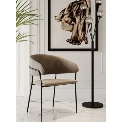 KARE Design Stühle-Armlehnstuhl Belle Braun (2/Set)