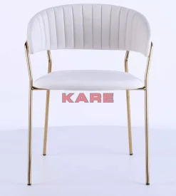 KARE Design Stühle-Armlehnstuhl Belle Creme (2/Set)