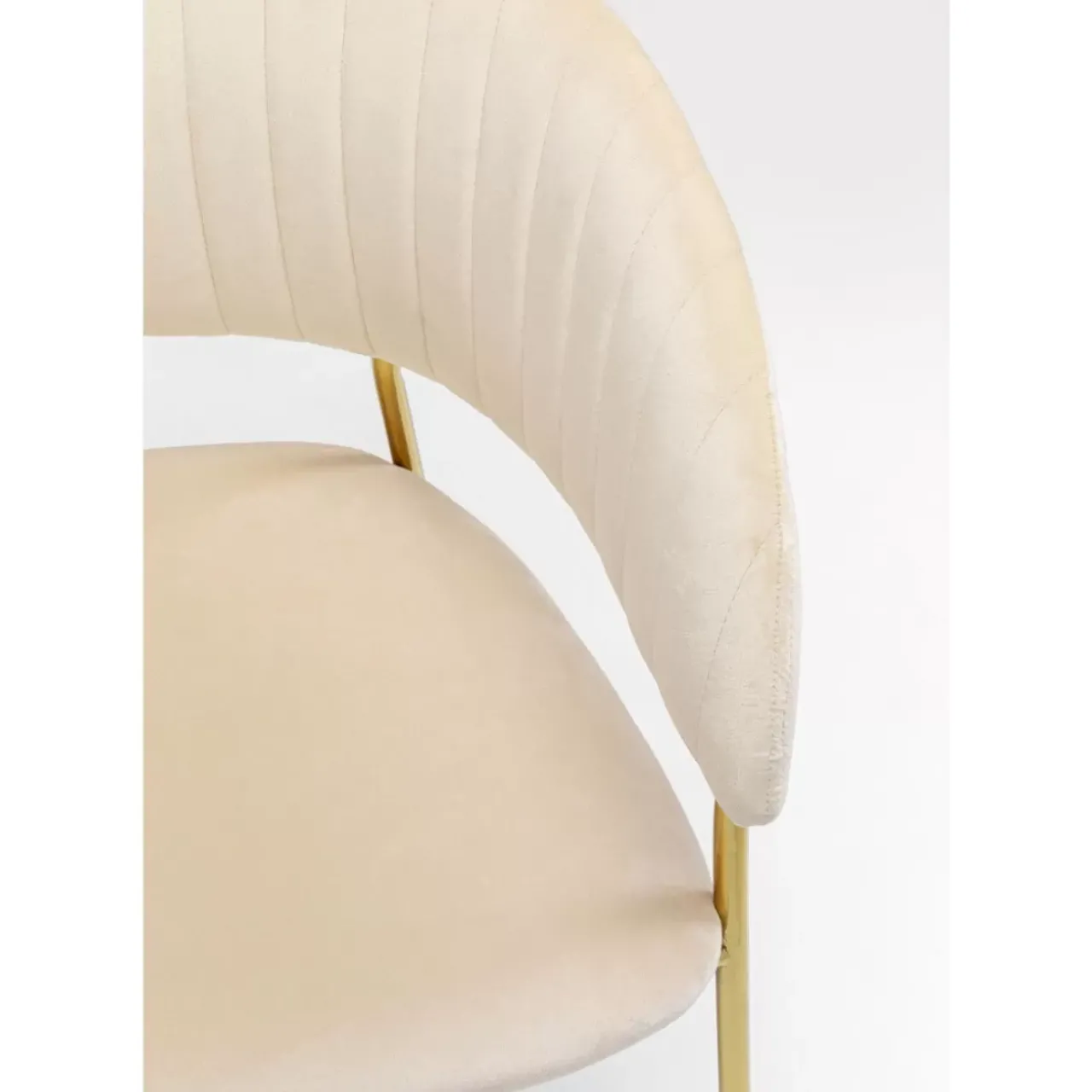 KARE Design Stühle-Armlehnstuhl Belle Creme (2/Set)