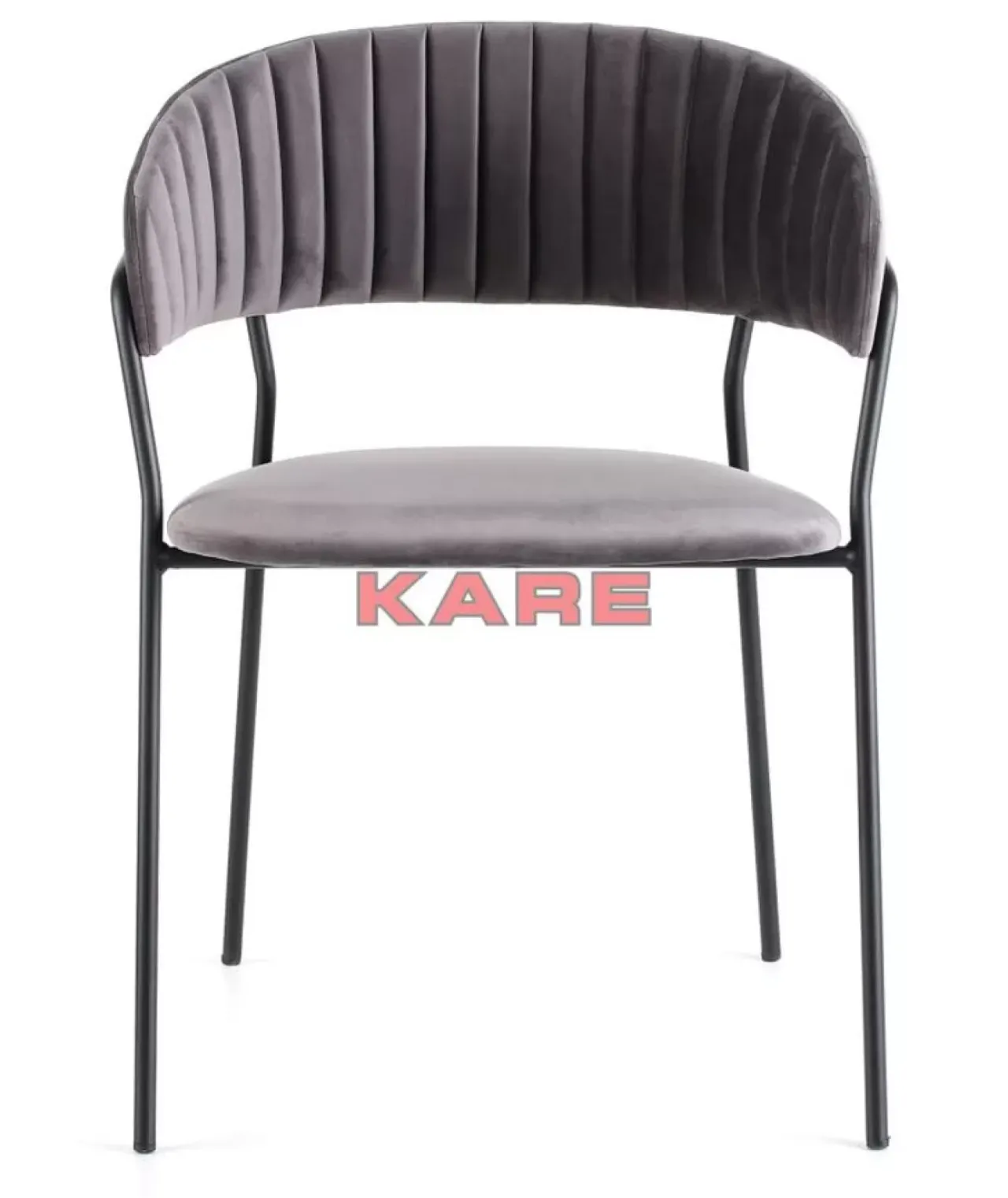 KARE Design Stühle-Armlehnstuhl Belle Grau (2/Set)