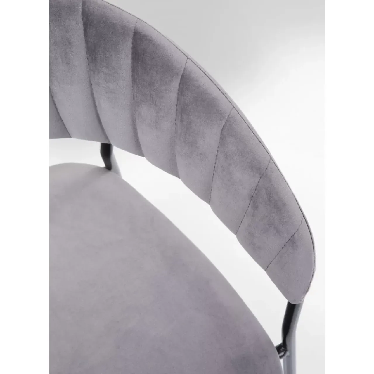 KARE Design Stühle-Armlehnstuhl Belle Grau (2/Set)