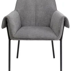KARE Design Stühle-Armlehnstuhl Bess Grau