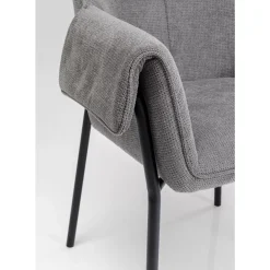 KARE Design Stühle-Armlehnstuhl Bess Grau