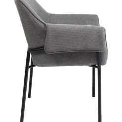 KARE Design Stühle-Armlehnstuhl Bess Grau