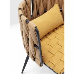 KARE Design Stühle-Armlehnstuhl Cheerio Gelb Inkl. Kissen