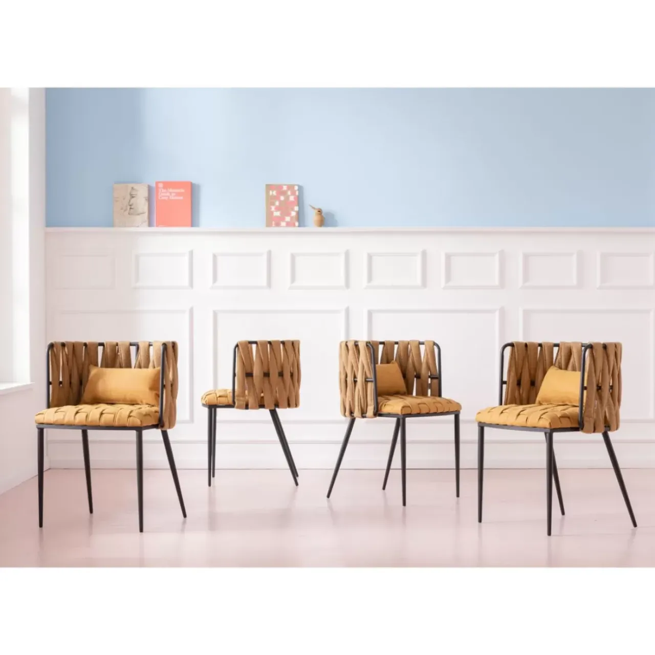 KARE Design Stühle-Armlehnstuhl Cheerio Gelb Inkl. Kissen