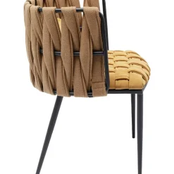 KARE Design Stühle-Armlehnstuhl Cheerio Gelb Inkl. Kissen