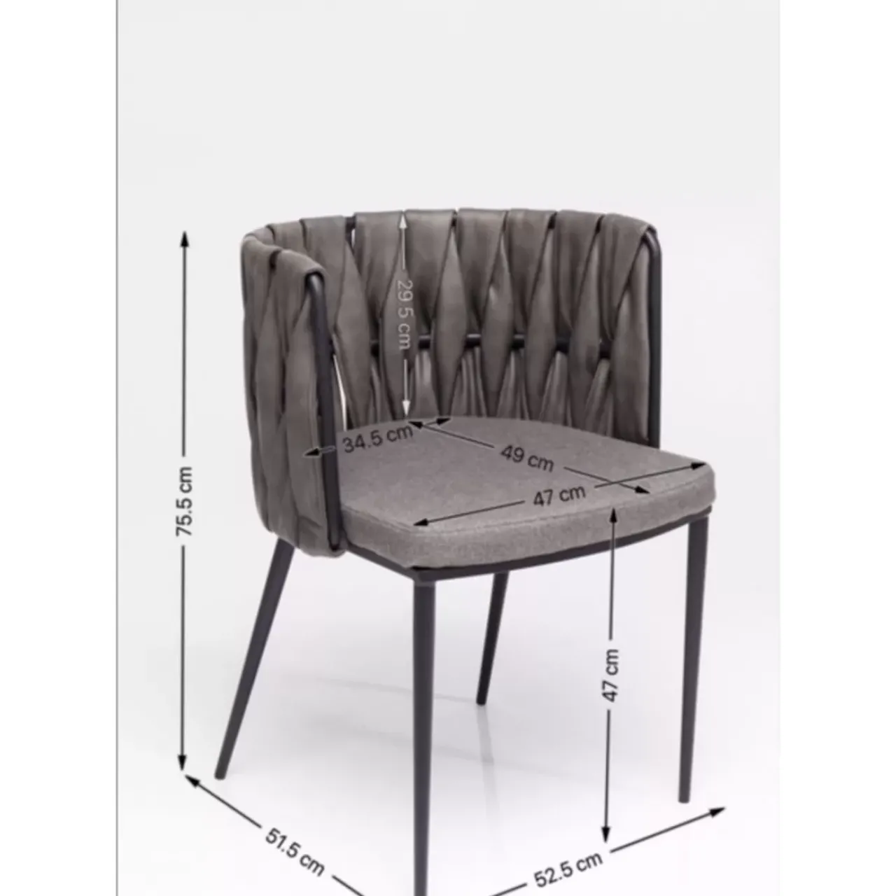 KARE Design Stühle-Armlehnstuhl Cheerio Inkl. Kissen