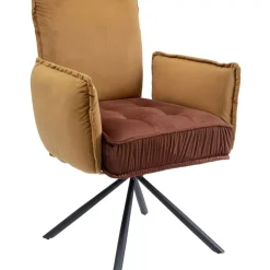 KARE Design Stühle-Armlehnstuhl Chelsea Braun