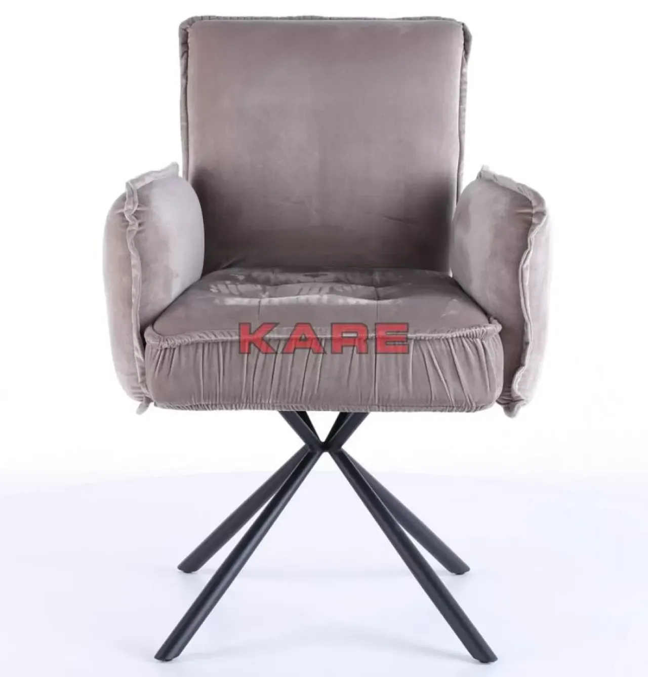 KARE Design Stühle-Armlehnstuhl Chelsea Grau