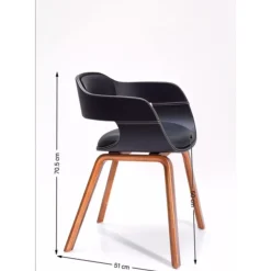 KARE Design Stühle-Armlehnstuhl Costa Walnut