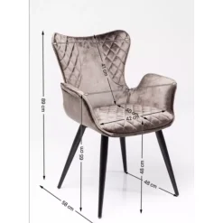 KARE Design Stühle-Armlehnstuhl Dream Braun