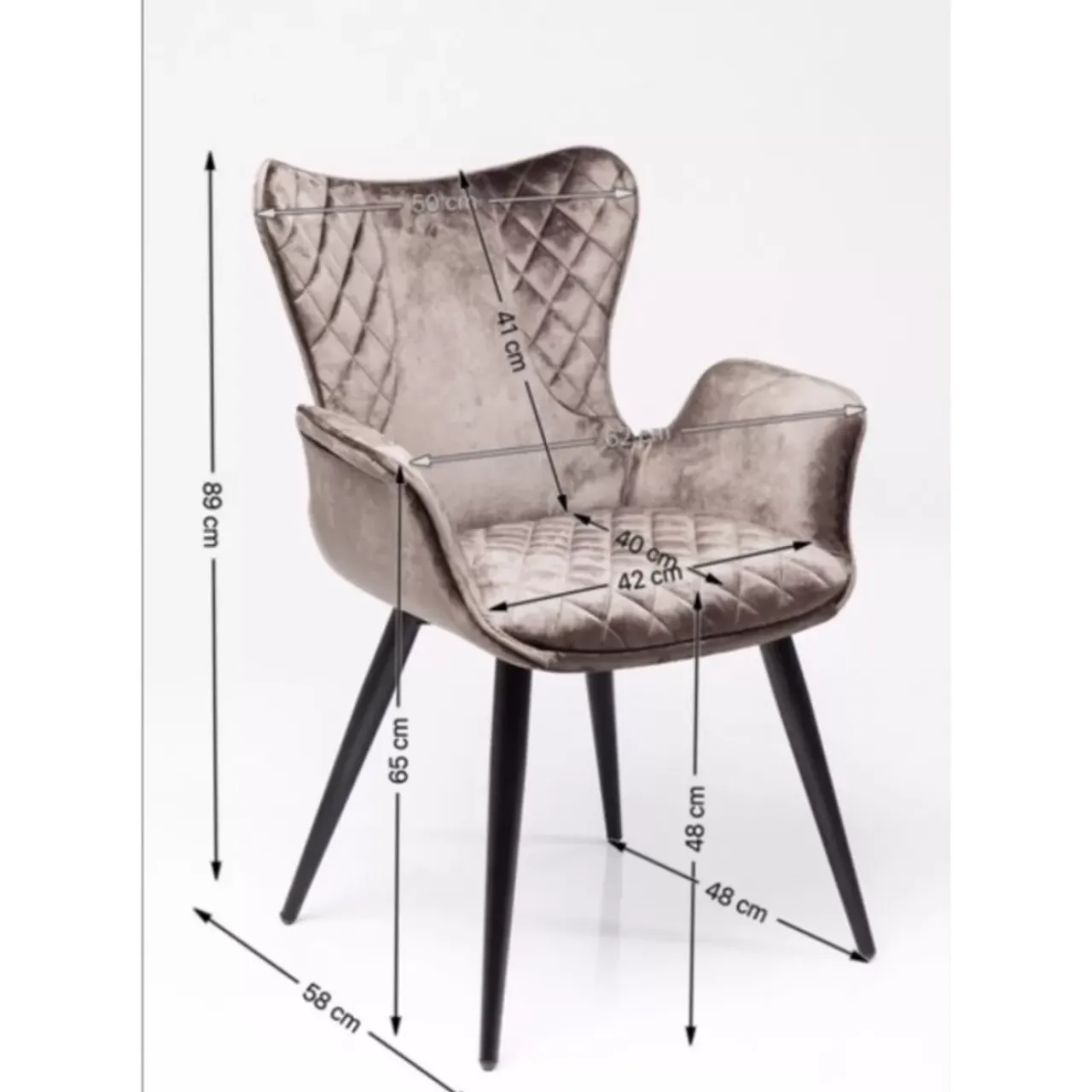 KARE Design Stühle-Armlehnstuhl Dream Braun