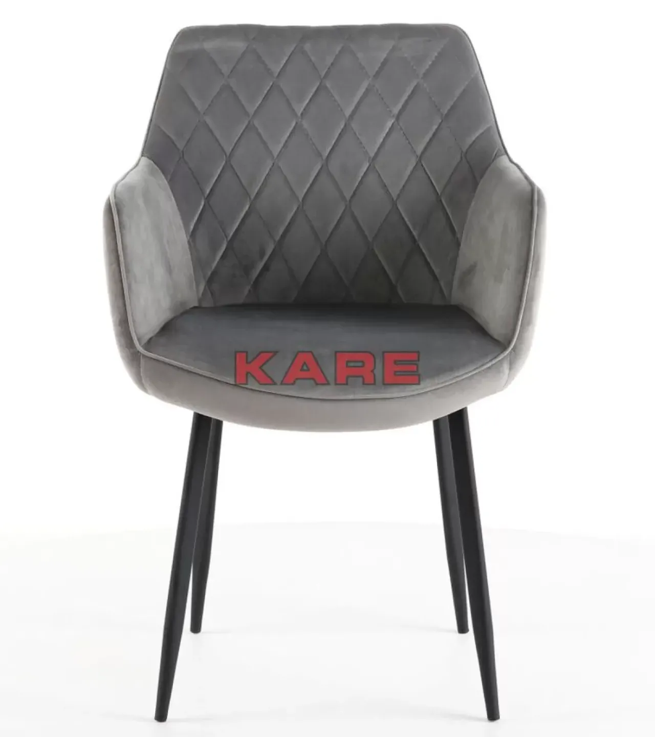 KARE Design Stühle-Armlehnstuhl Kayla Grau