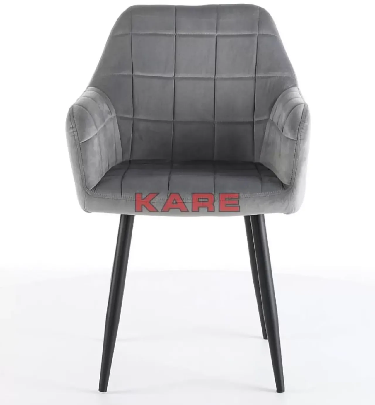 KARE Design Stühle-Armlehnstuhl Kim Grau
