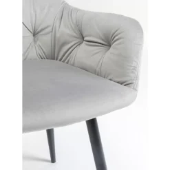 KARE Design Stühle-Armlehnstuhl Kira Grau