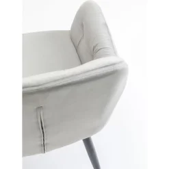KARE Design Stühle-Armlehnstuhl Kira Grau