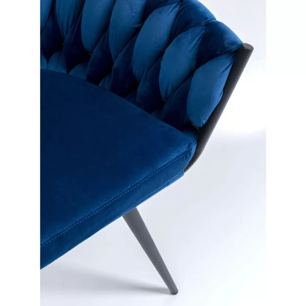 KARE Design Stühle-Armlehnstuhl Knot Blau