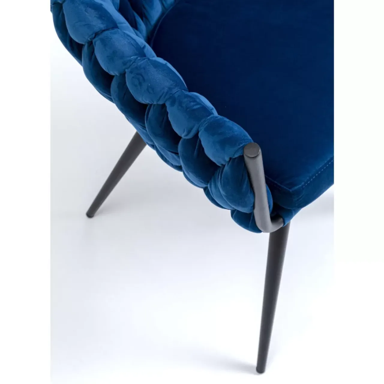 KARE Design Stühle-Armlehnstuhl Knot Blau