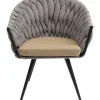 KARE Design Stühle-Armlehnstuhl Knot Tweed