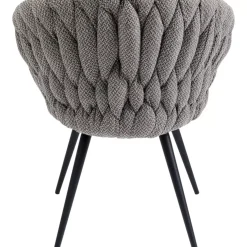 KARE Design Stühle-Armlehnstuhl Knot Tweed