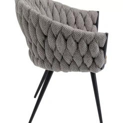 KARE Design Stühle-Armlehnstuhl Knot Tweed