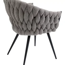 KARE Design Stühle-Armlehnstuhl Knot Tweed