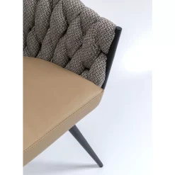 KARE Design Stühle-Armlehnstuhl Knot Tweed