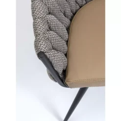 KARE Design Stühle-Armlehnstuhl Knot Tweed
