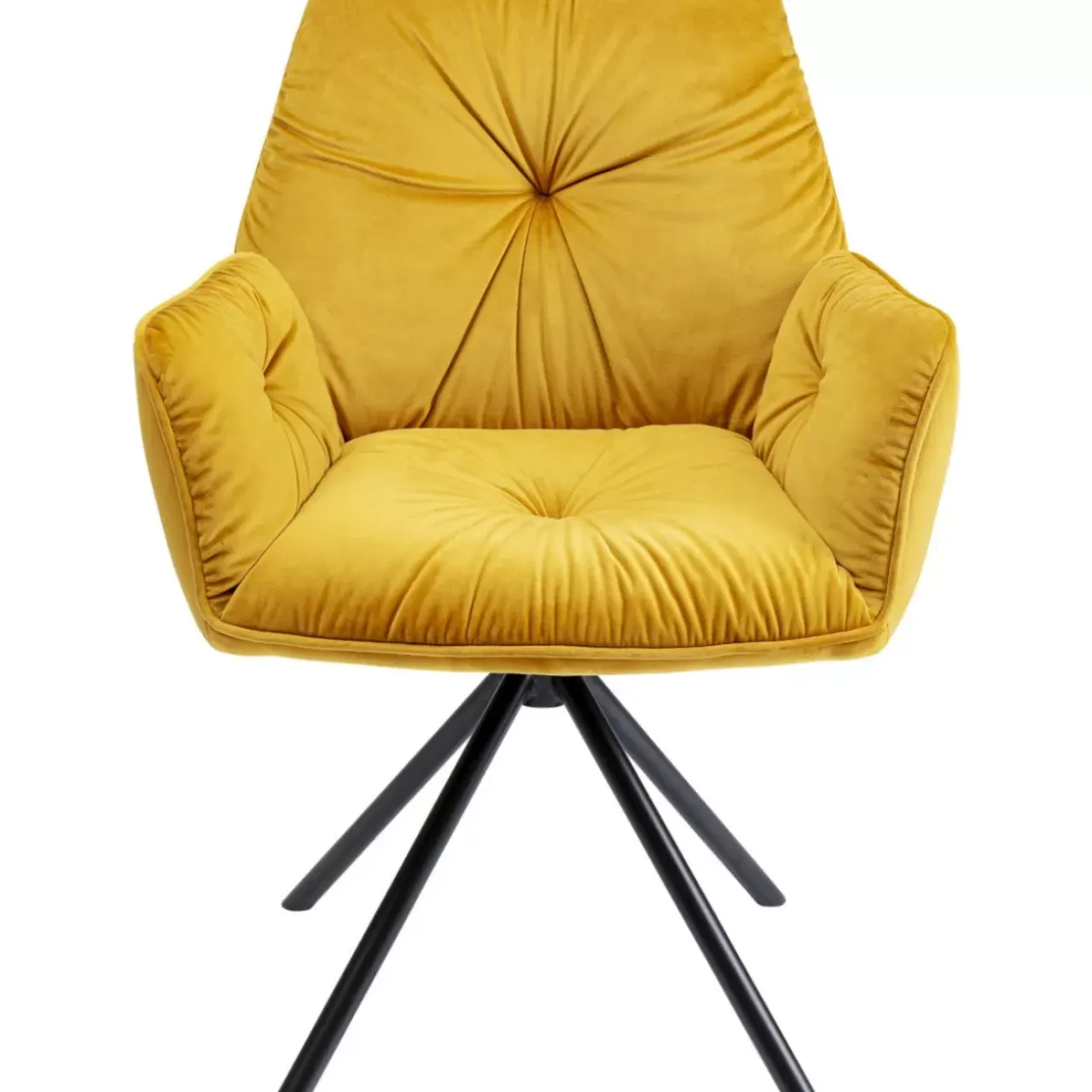 KARE Design Stühle-Armlehnstuhl Mila Gelb