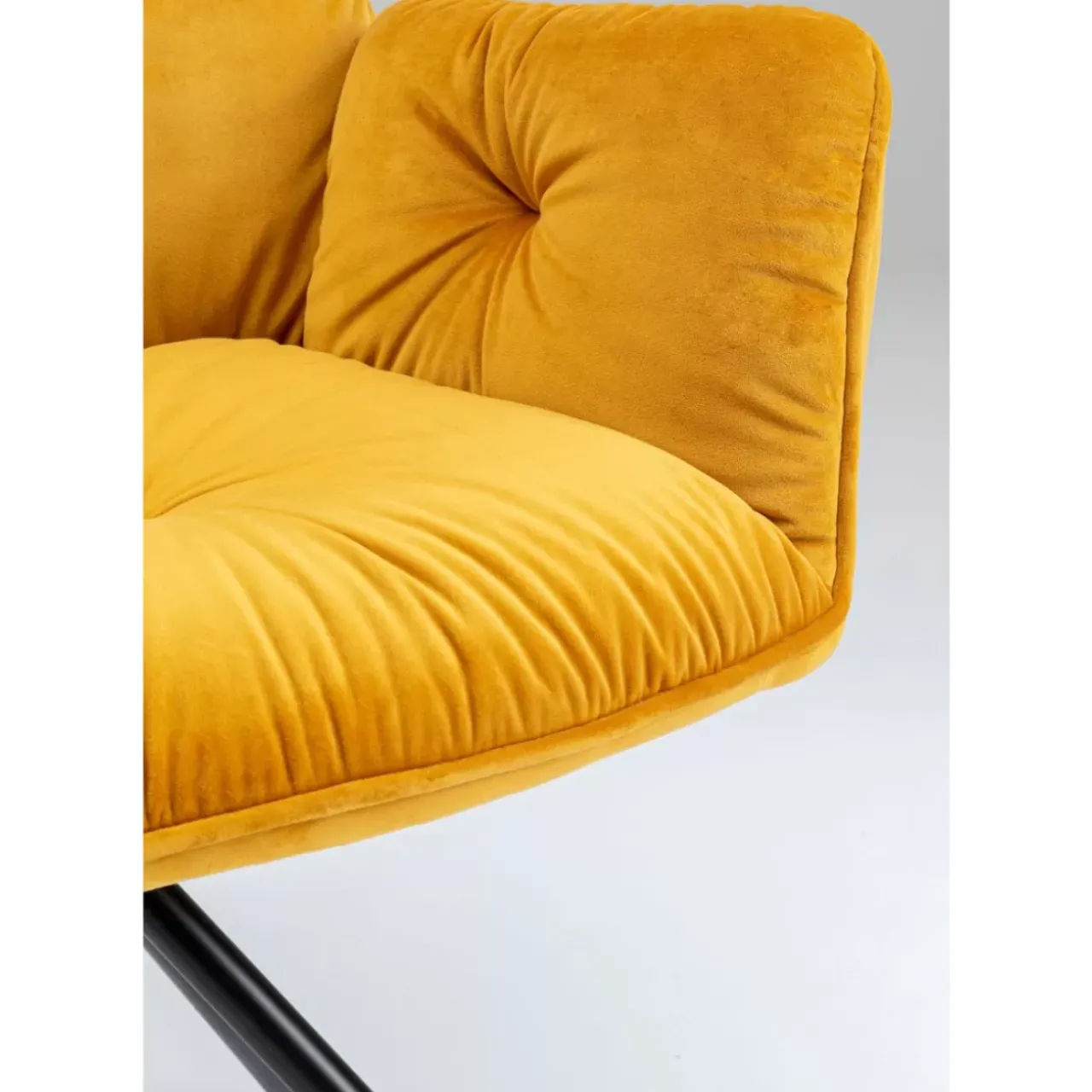 KARE Design Stühle-Armlehnstuhl Mila Gelb