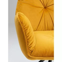 KARE Design Stühle-Armlehnstuhl Mila Gelb