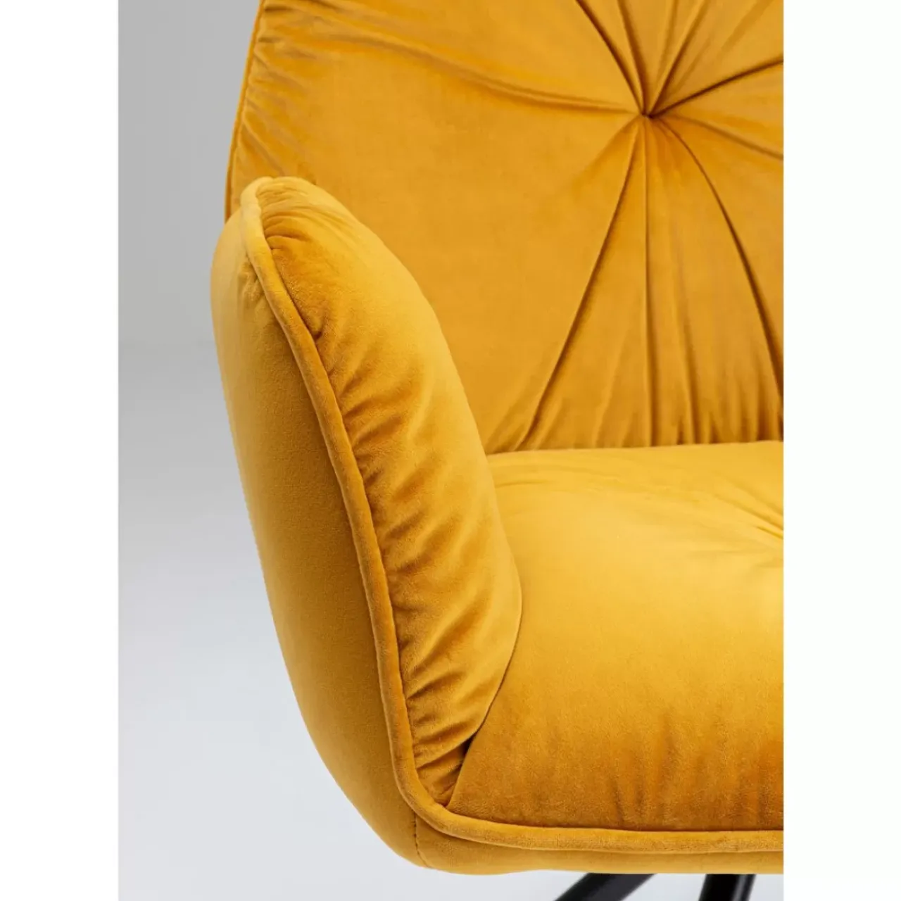 KARE Design Stühle-Armlehnstuhl Mila Gelb