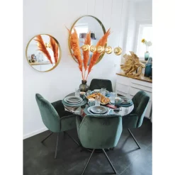 KARE Design Stühle-Armlehnstuhl Mila Grun