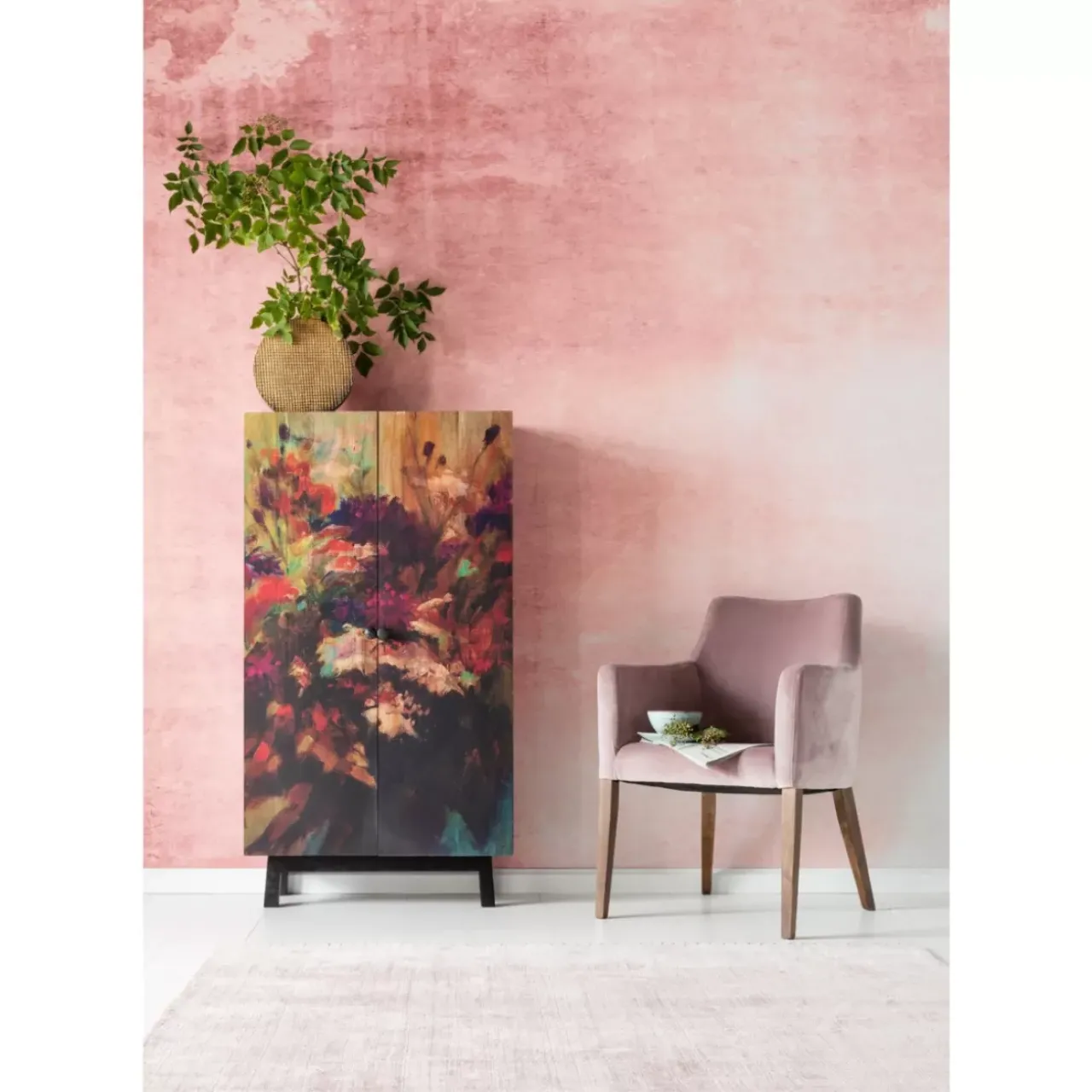 KARE Design Stühle-Armlehnstuhl Mode Velvet Rose
