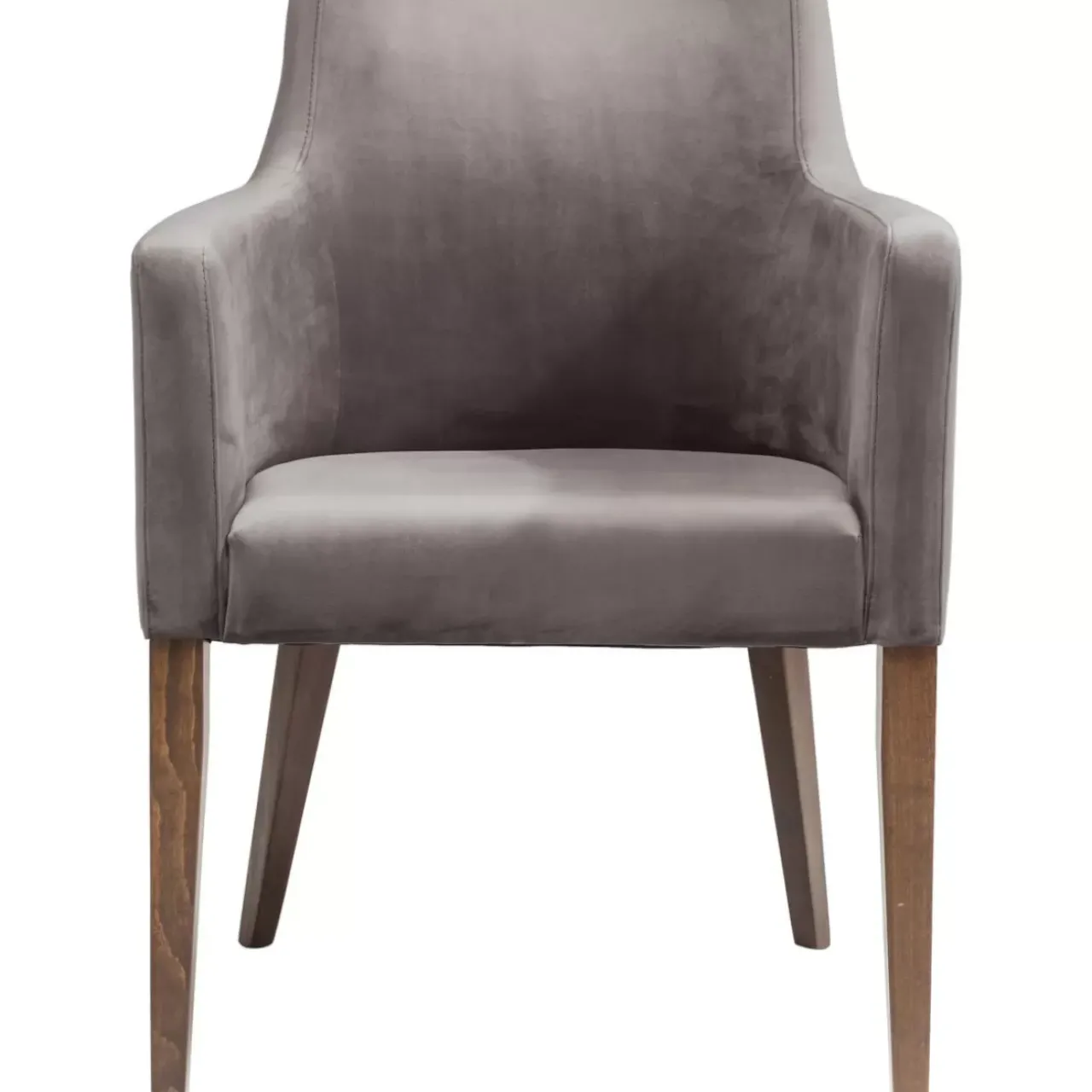 KARE Design Stühle-Armlehnstuhl Mode Velvet Grau