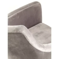 KARE Design Stühle-Armlehnstuhl Mode Velvet Grau