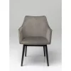 KARE Design Stühle-Armlehnstuhl Modino Velvet Grau