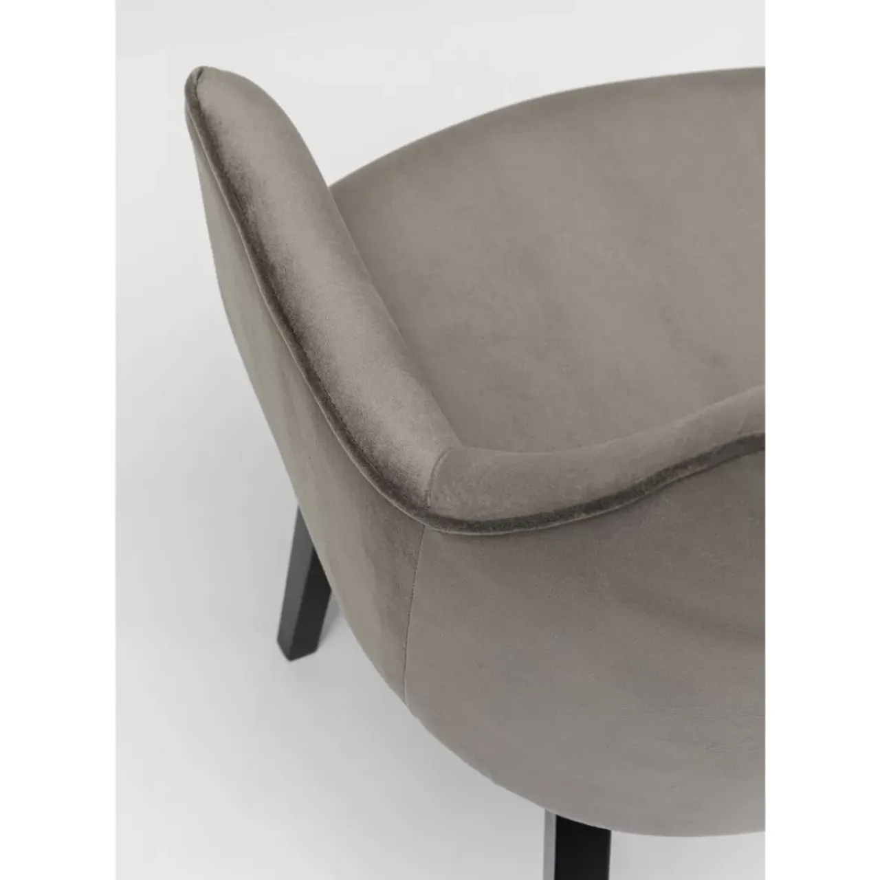KARE Design Stühle-Armlehnstuhl Modino Velvet Grau
