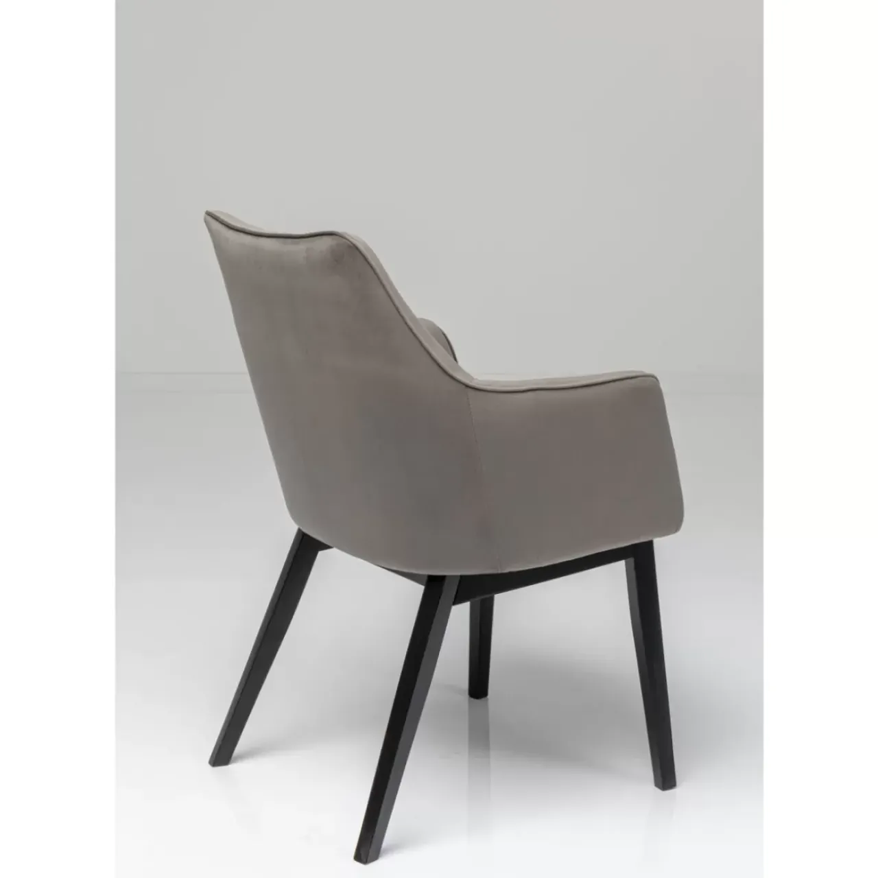 KARE Design Stühle-Armlehnstuhl Modino Velvet Grau