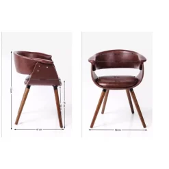 KARE Design Stühle-Armlehnstuhl Monaco Nougat