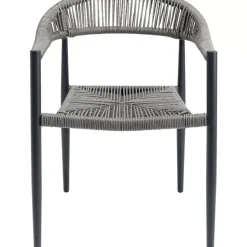 KARE Design Outdoormöbel-Armlehnstuhl Palma Grau