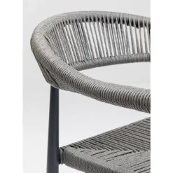 KARE Design Outdoormöbel-Armlehnstuhl Palma Grau